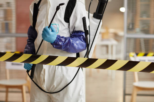 Professional Blood Cleanup technician working in Reddick, FL